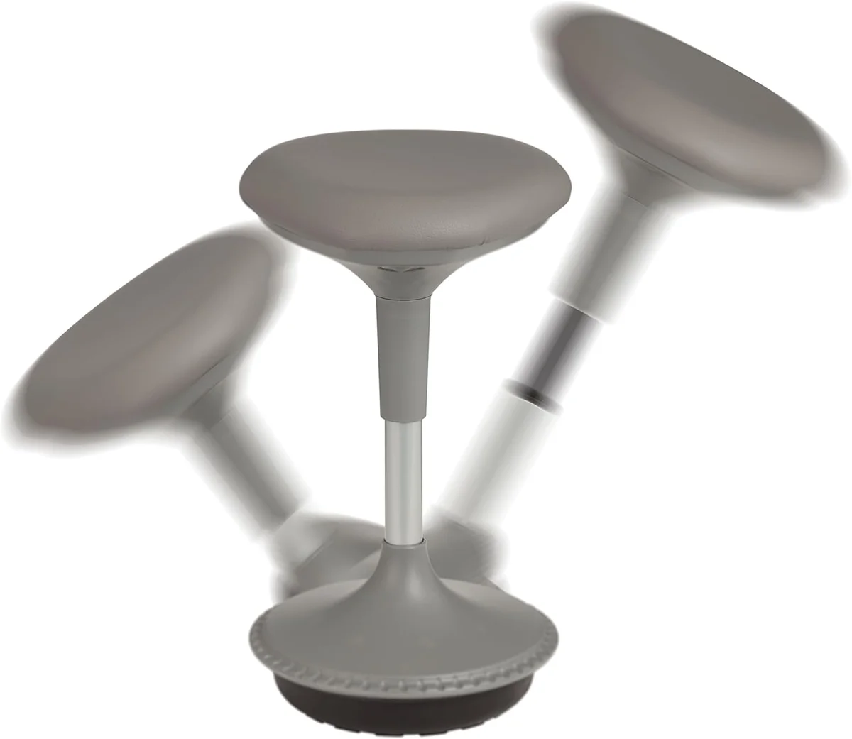 Learniture Active Learning Stool showing wobble and rocking motion range