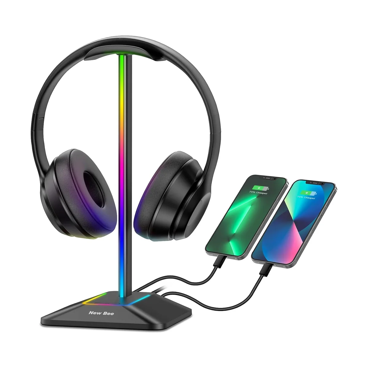 New Bee RGB Headphone Stand