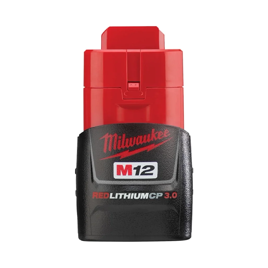 The Milwaukee M12 REDLITHIUM CP3.0 battery that ships in the M100B-21 heated jacket kit