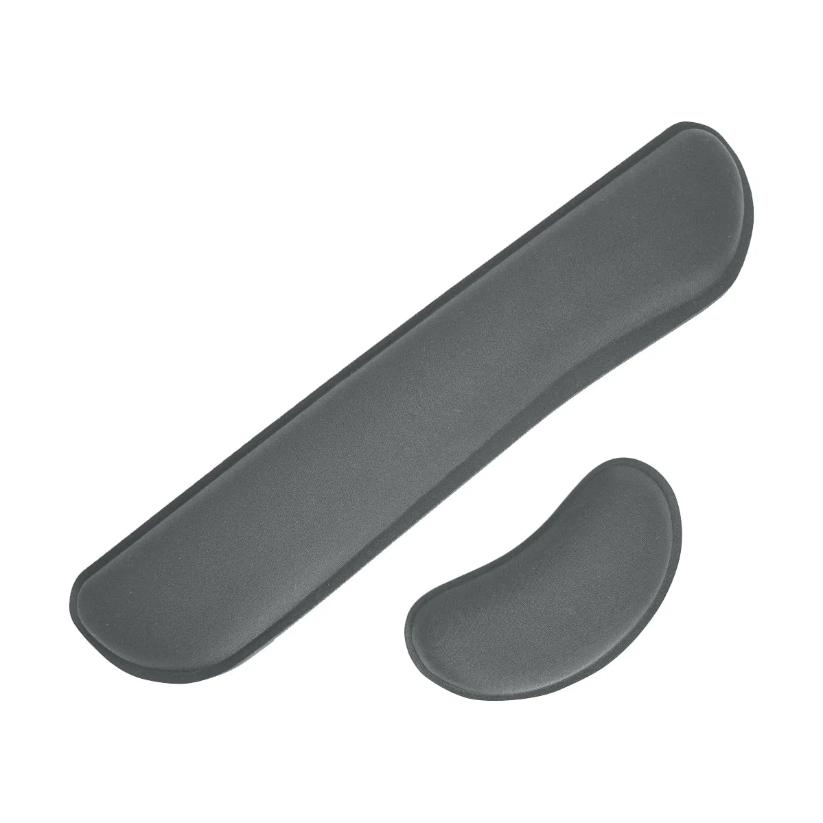 Gorilla Grip Silky Gel keyboard and mouse wrist rest pair in gray