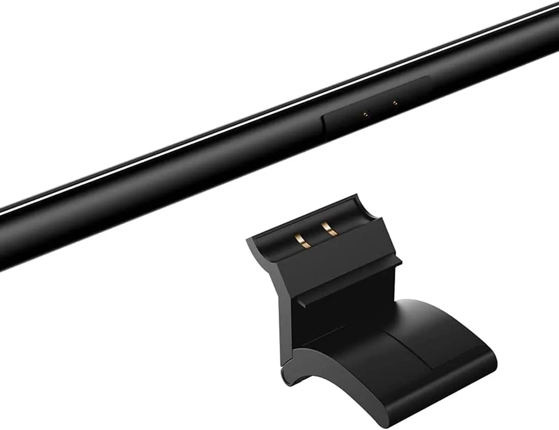 Xiaomi Mi Computer Light Bar close-up showing light bar tube and magnetic clamp mechanism