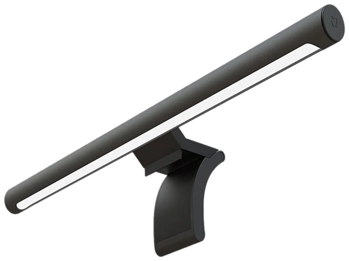 Xiaomi Mi Computer Light Bar with magnetic clamp on white background