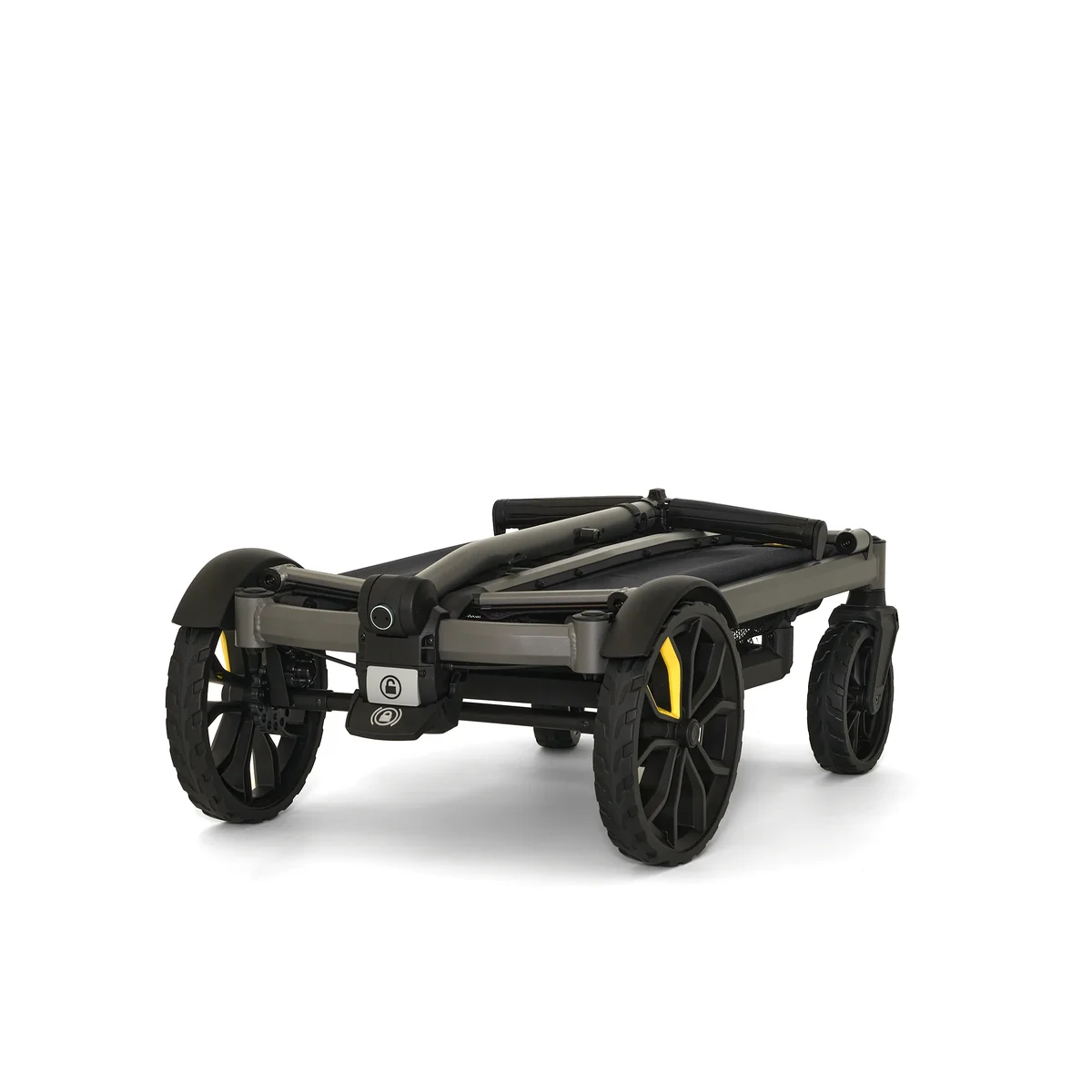 Veer Cruiser City folded flat showing compact fold for vehicle storage