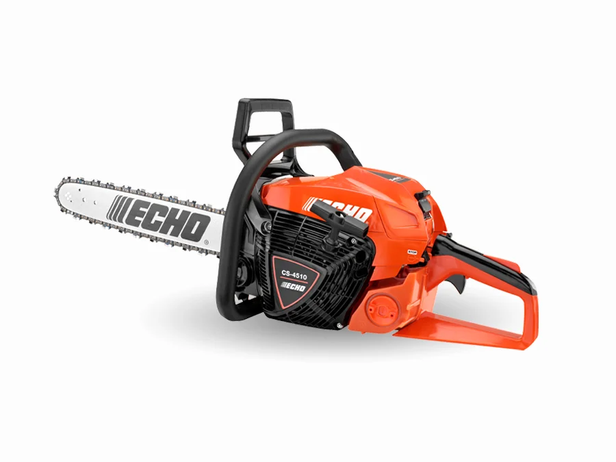 Echo CS-4510 chainsaw side profile showing CS-4510 badge and engine housing