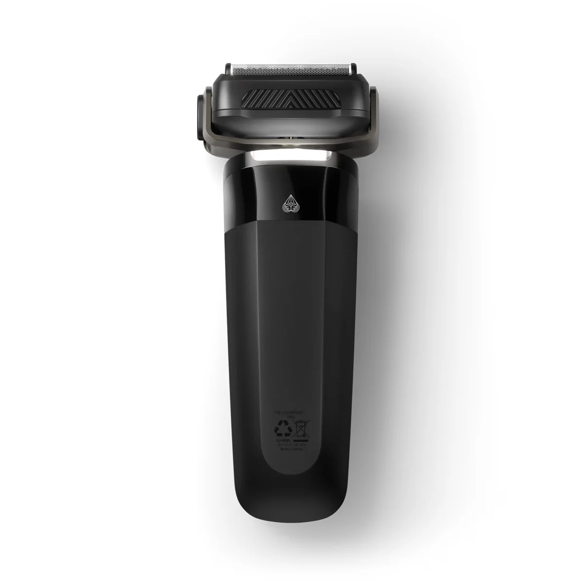 Manscaped Chairman Pro foil shaver rear view on white background