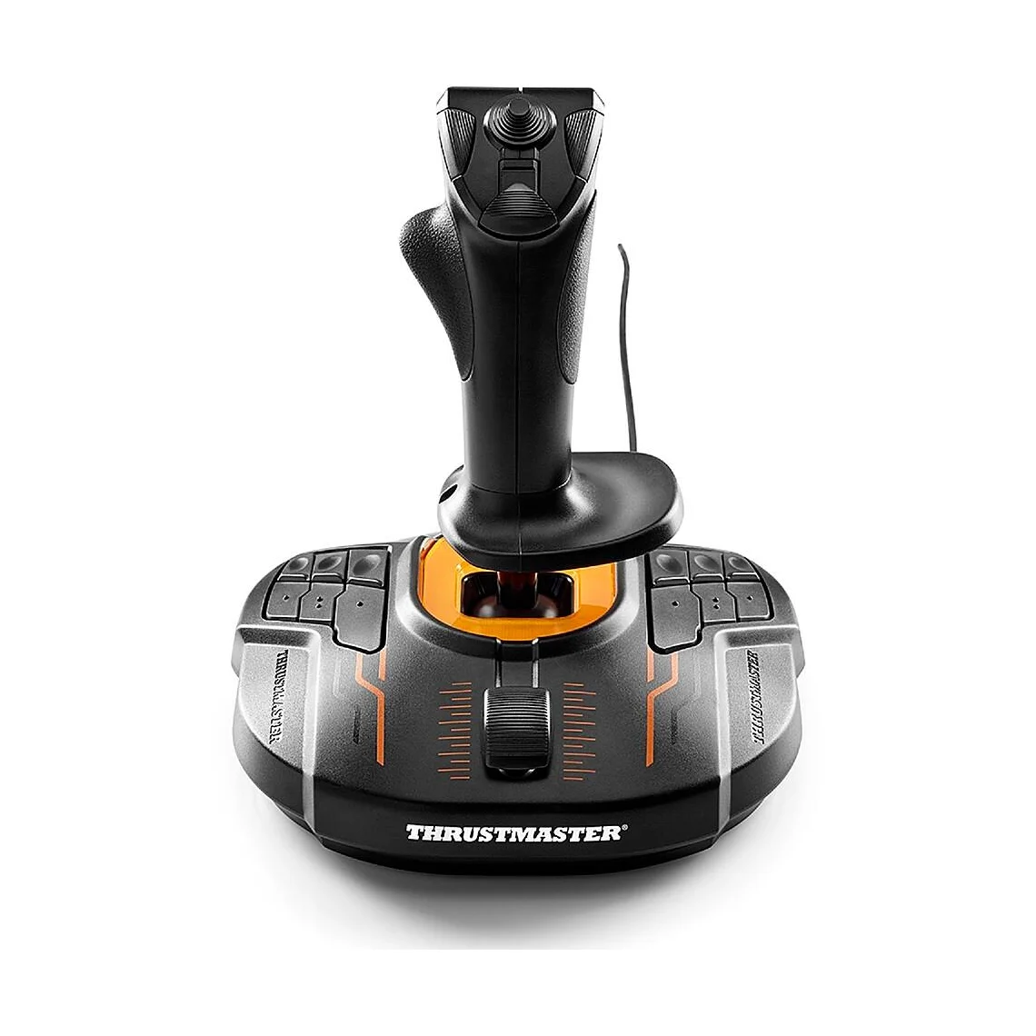 Thrustmaster T.16000M FCS flight simulator joystick, front view