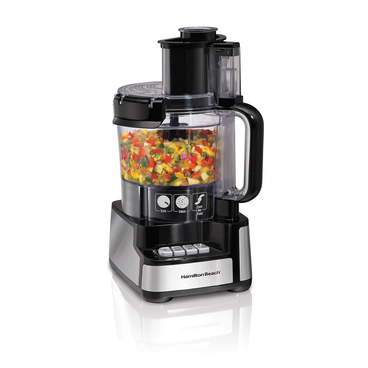 Hamilton Beach Stack & Snap 12-Cup Food Processor