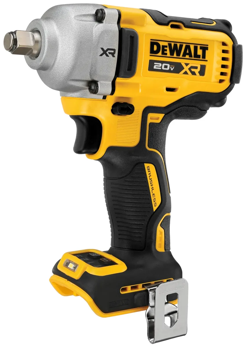 DeWalt 20V MAX XR DCF891 Mid-Torque Impact Wrench 3/4 front view on white background
