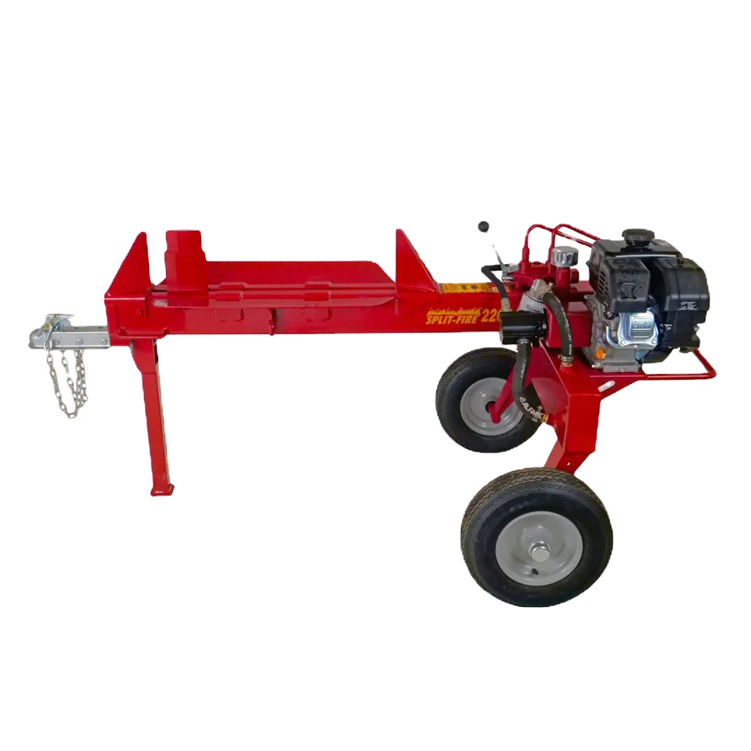 Split-Fire 2265 gas-hydraulic log splitter side view on white background