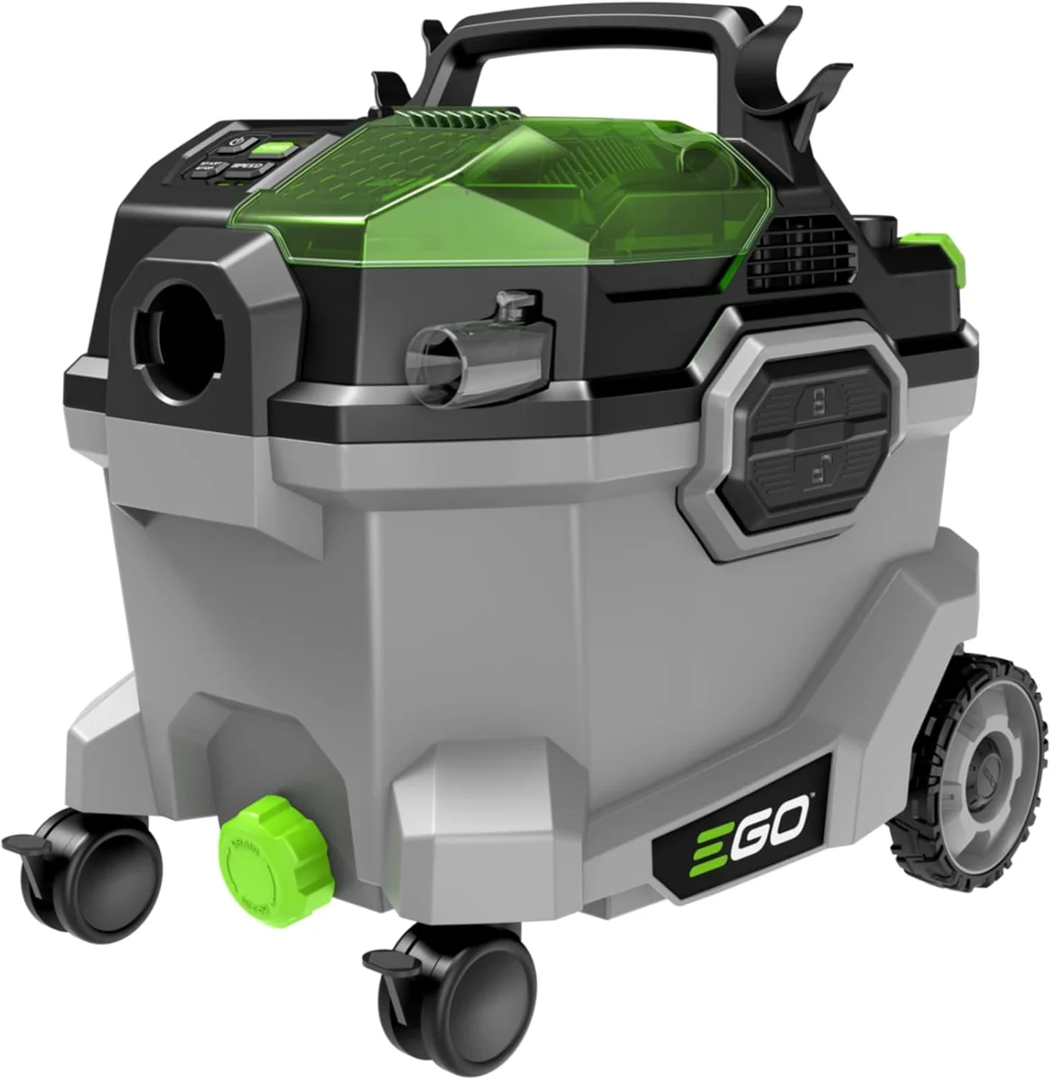 EGO POWER+ WDV0904 9-gallon cordless vacuum front-facing view without battery on white background