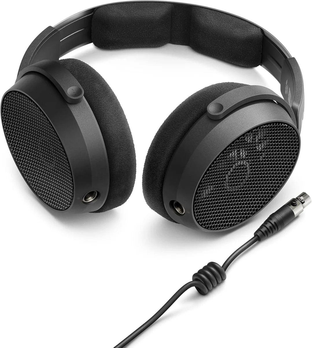 Sennheiser HD 490 Pro open-back headphones, 3/4 view with detachable cable