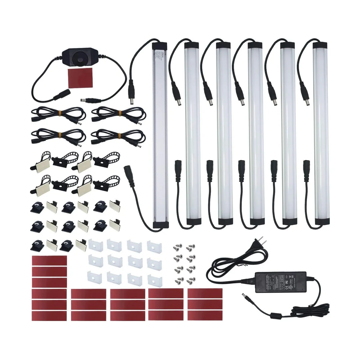 Litever 6-Bar Under-Cabinet LED Lighting Kit