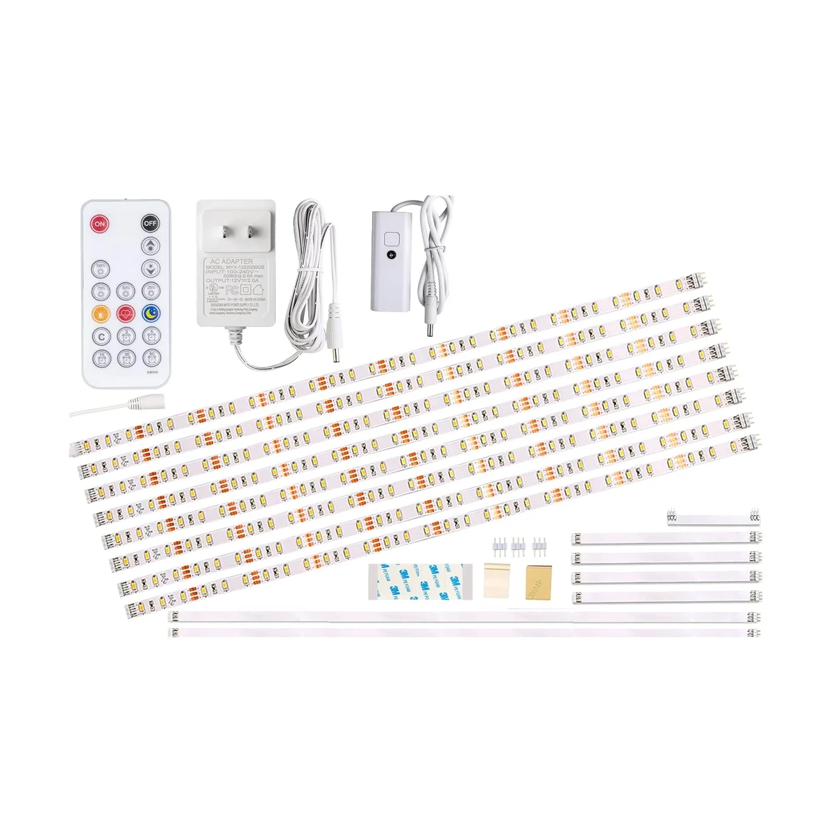 Wobane Under-Cabinet LED Lighting Kit with Remote